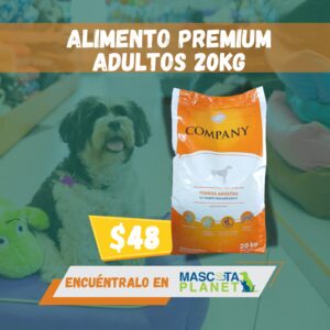 Company alimento premium para perritos adultos 20kg