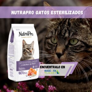 Nutra Pro Gato Esterilizado y Control Peso