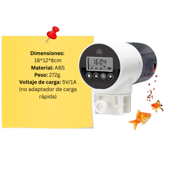 ALIMENTADOR DE PECES AUTOMÁTICO